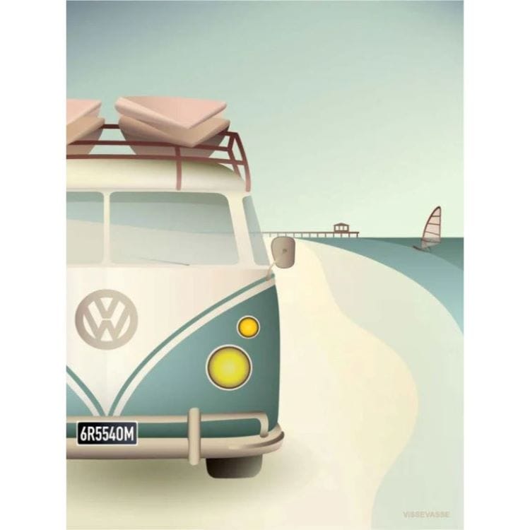 【ViSSEVASSE】インテリアポスター VW CAMPER