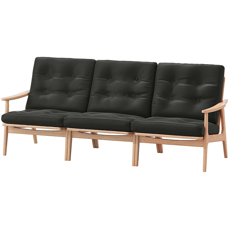 マルニ60プラス ワイドハイバック 3シーター　(オーク)