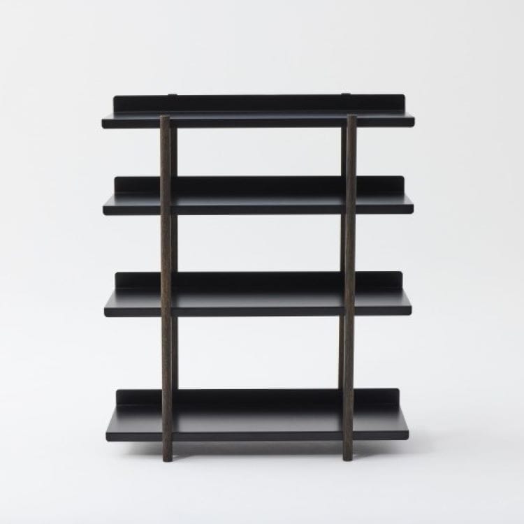 マージ シェルフ　ブラック(4段 / オイル塗装)