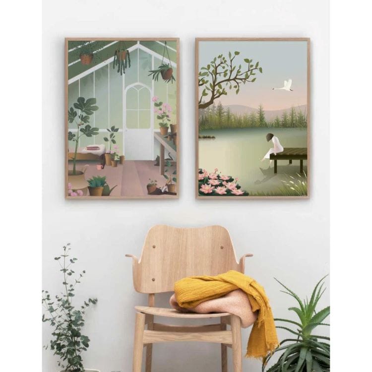 【ViSSEVASSE】インテリアポスター オランジェリー