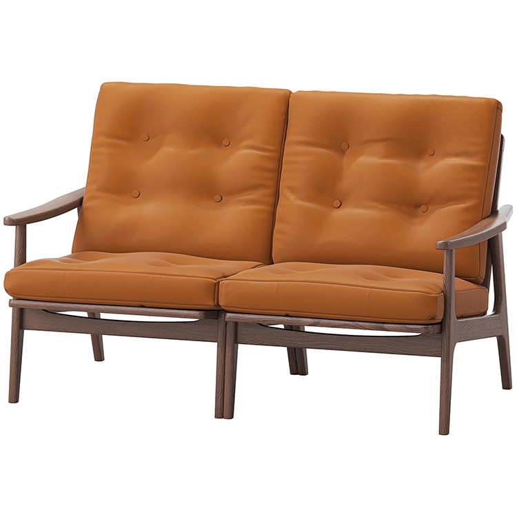 マルニ60プラス ワイドハイバック 2シーター (ウォールナット)