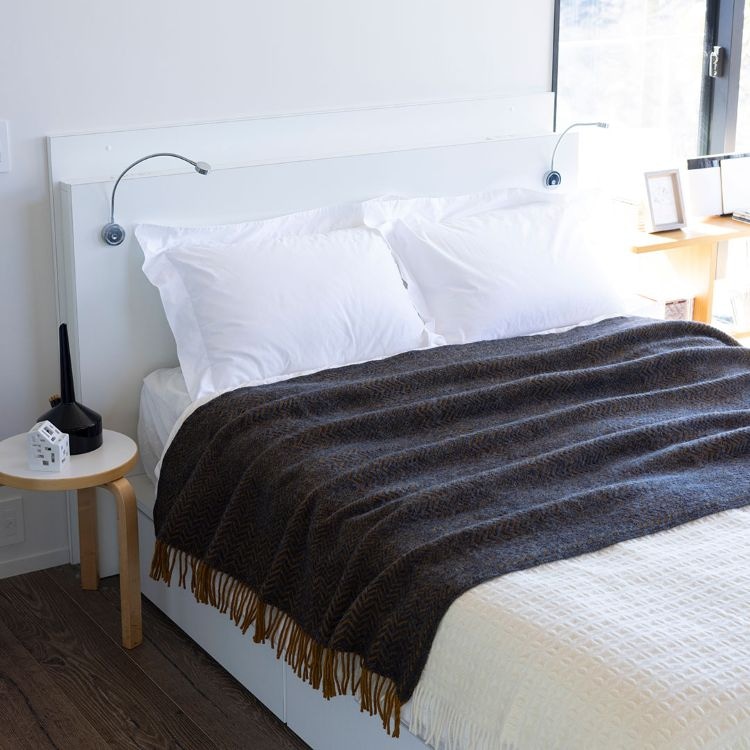 KLIPPAN/クリッパン スロー ZIGZAG(ジグザグ)(ダークブラウン)