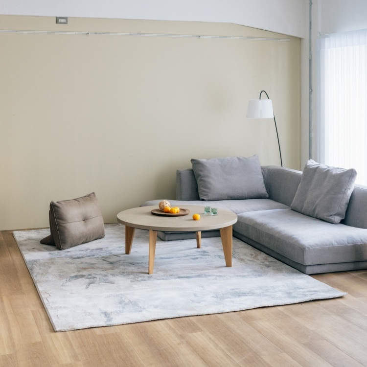 【Quick Delivery対象商品】ノンベ コタツテーブル(幅120×奥行70×高さ38cm　コナラ/天板ベージュ)