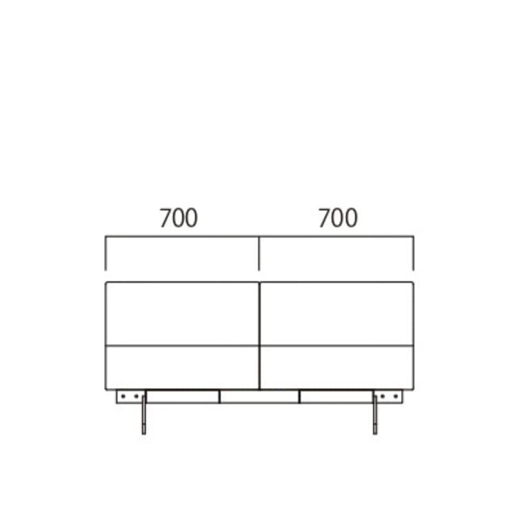 杉山製作所 バン ソファ(2人掛け)