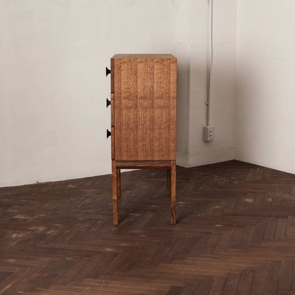 アネモネ 3ドロワーキャビネット