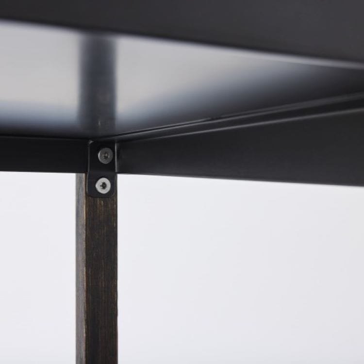 マージ シェルフ ブラック(3段 / オイル塗装)