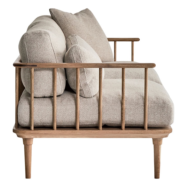 フーバ ソファ 両肘 (3人掛け)