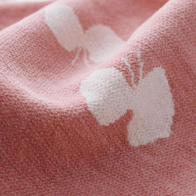 クリッパン シュニールコットン ミニブランケット(CHOUCHO スモーキーピンク)