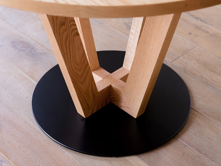 リベリアプラス サークルダイニングテーブル(ウォールナット)