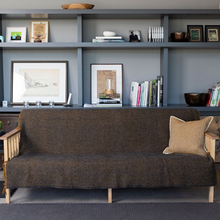 KLIPPAN/クリッパン スロー ZIGZAG(ジグザグ)(ダークブラウン)