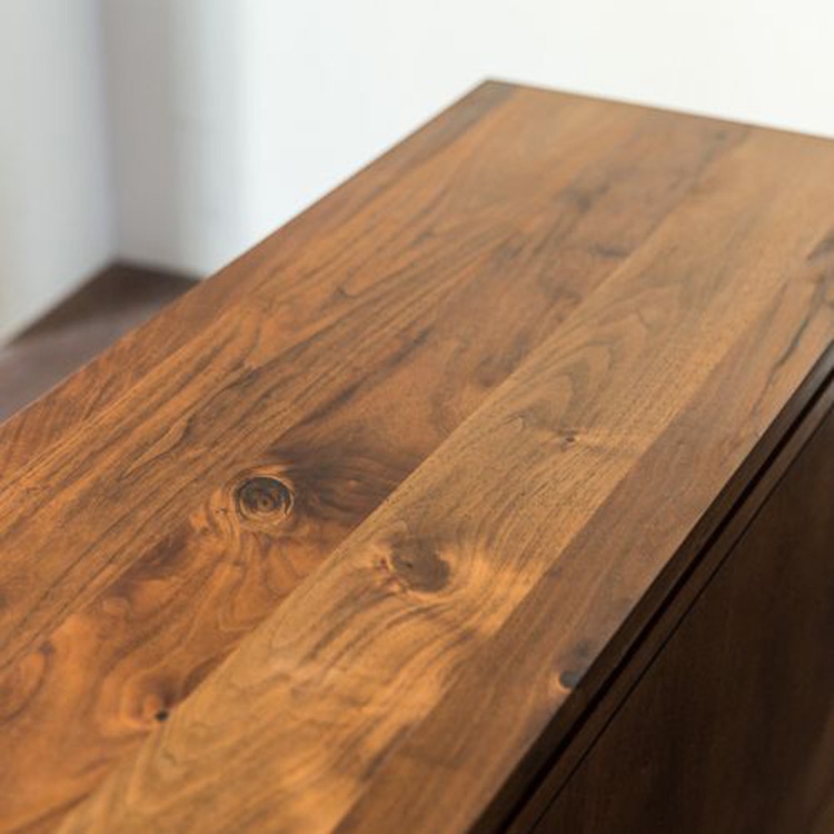 カラメッラ ユニット(ボードスタイル(ウォールナット)) (バリエーションTop 210 + Chest & Door 126(R) + Door 084 + コンセント付き)