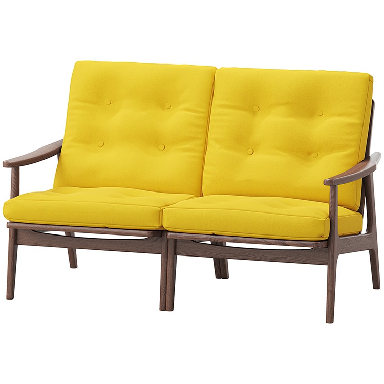 マルニ60プラス ワイドハイバック 2シーター (ウォールナット)