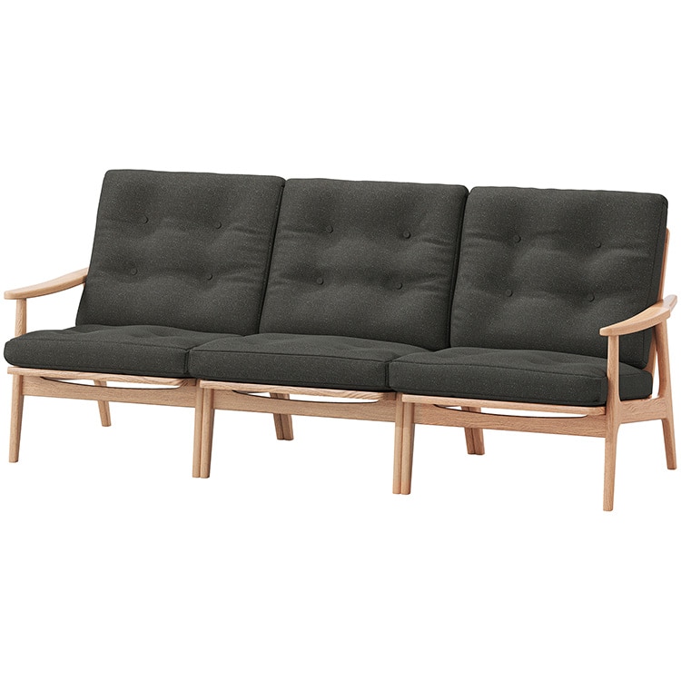 マルニ60プラス ワイドハイバック 3シーター　(オーク)