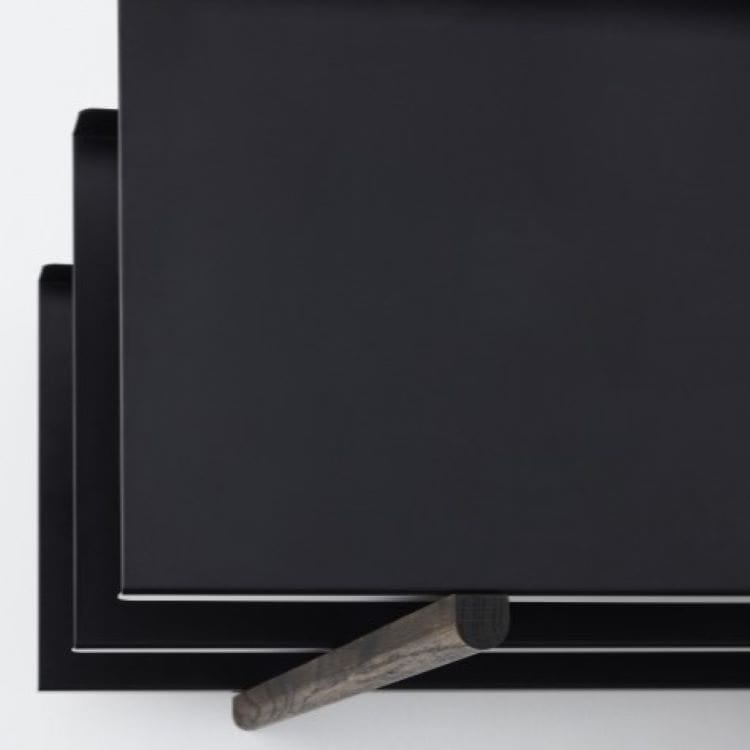 マージ シェルフ ブラック(3段 / オイル塗装)