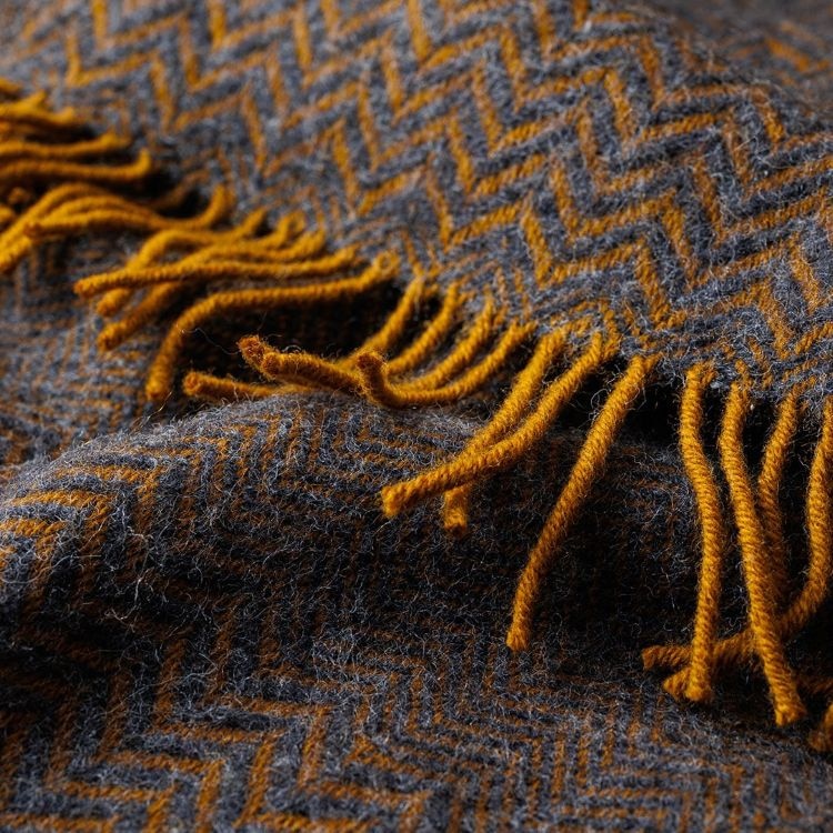 KLIPPAN/クリッパン スロー ZIGZAG(ジグザグ)(ダークブラウン)