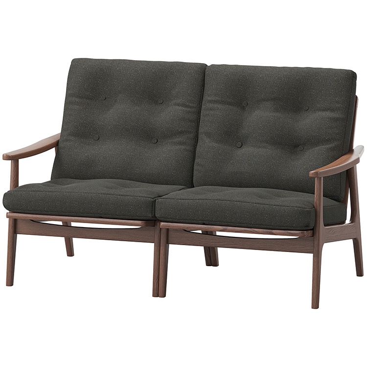 マルニ60プラス ワイドハイバック 2シーター (ウォールナット)