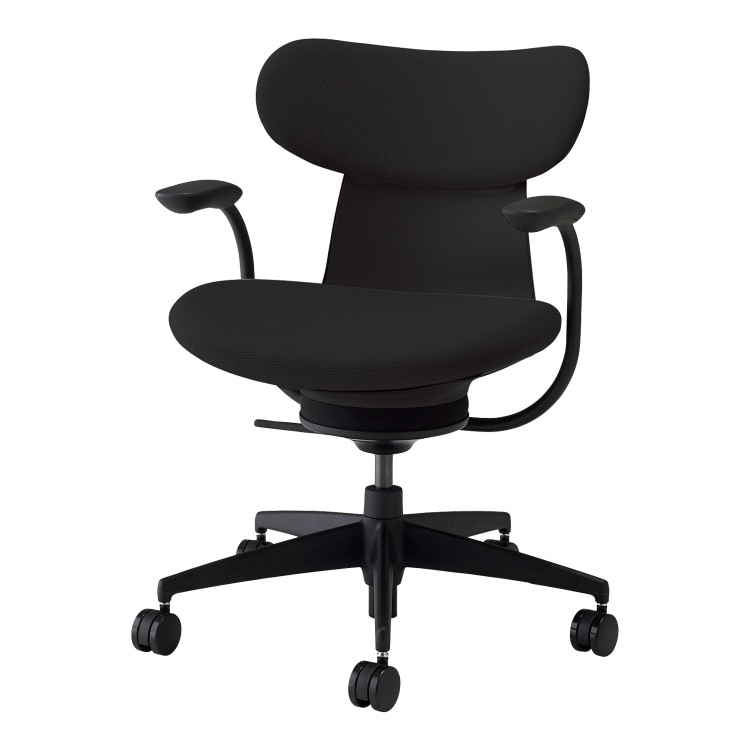 ingLIFE チェア(背クッションタイプ / 背座同色 肘あり)