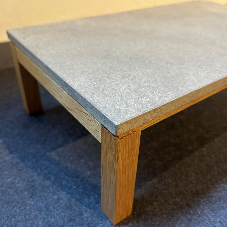 【Quick Delivery対象商品】ノンベ コタツテーブル(幅120×奥行70×高さ38cm　コナラ/天板ベージュ)