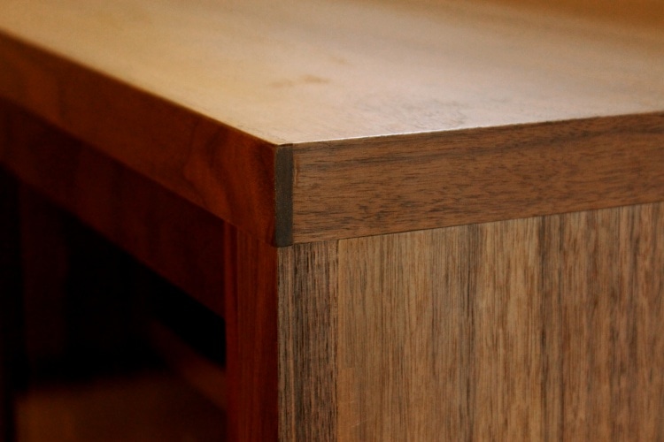 カノ カップボード 115(ウォールナット)