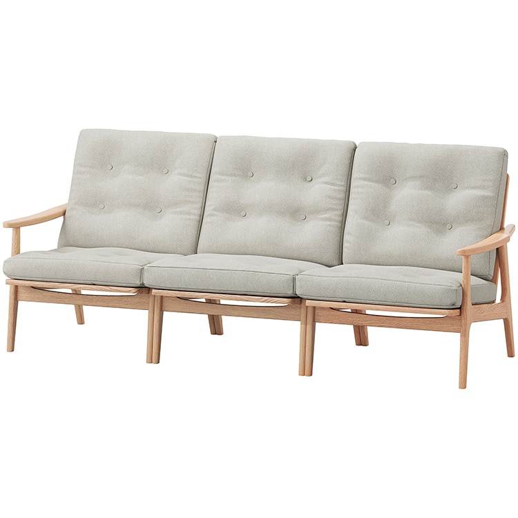 マルニ60プラス ワイドハイバック 3シーター　(オーク)