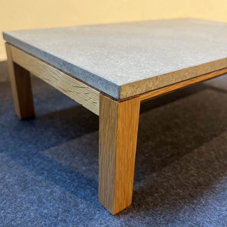 【Quick Delivery対象商品】ノンベ コタツテーブル(幅120×奥行70×高さ38cm　コナラ/天板ベージュ)