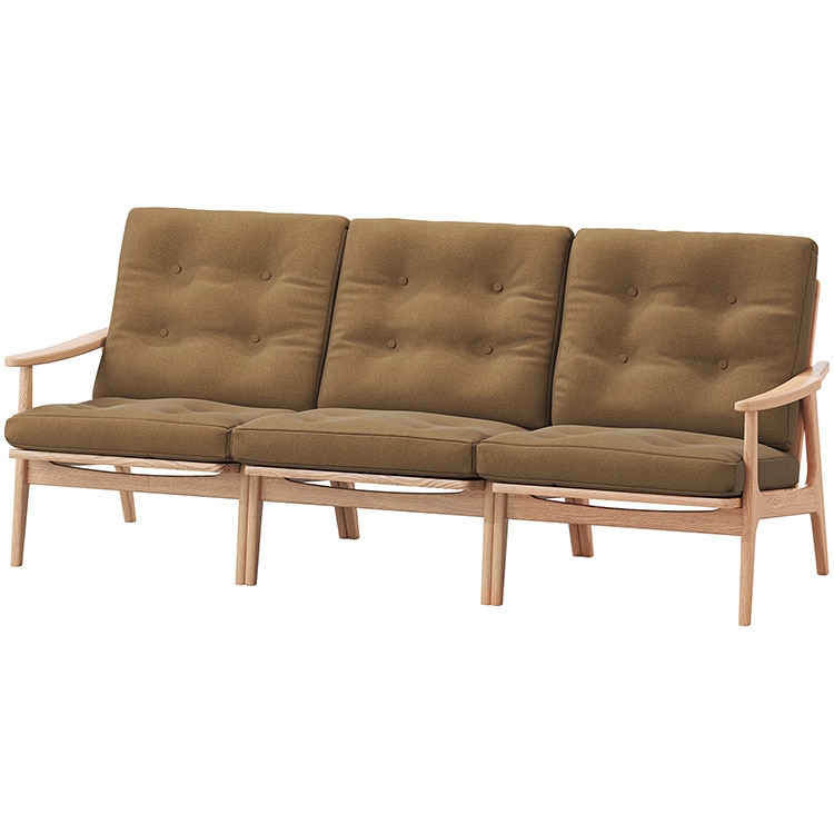 マルニ60プラス ワイドハイバック 3シーター　(オーク)