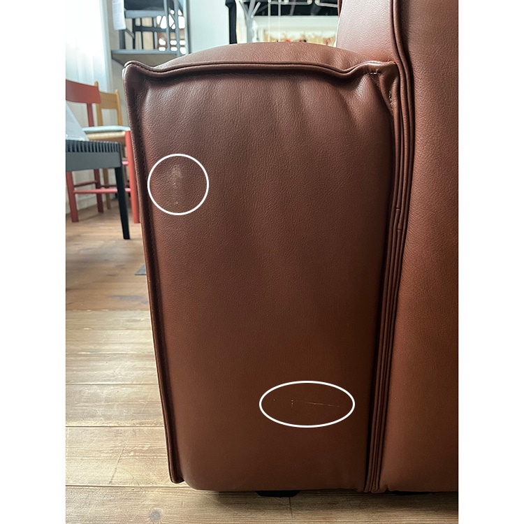 マニ ソファ【OUTLET】(3P(座って右ハイアーム / 左ローアーム))