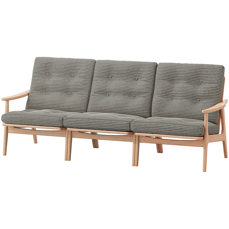 マルニ60プラス ワイドハイバック 3シーター　(オーク)