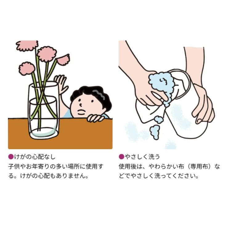 割れない花瓶／PVシリンダー(クリア)