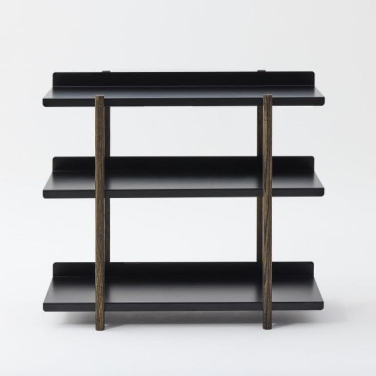 マージ シェルフ ブラック(3段 / オイル塗装)