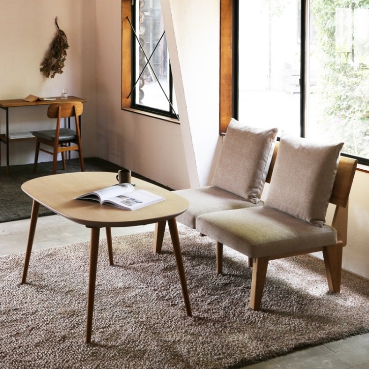 ロデア フロアソファ(脚付き仕様)