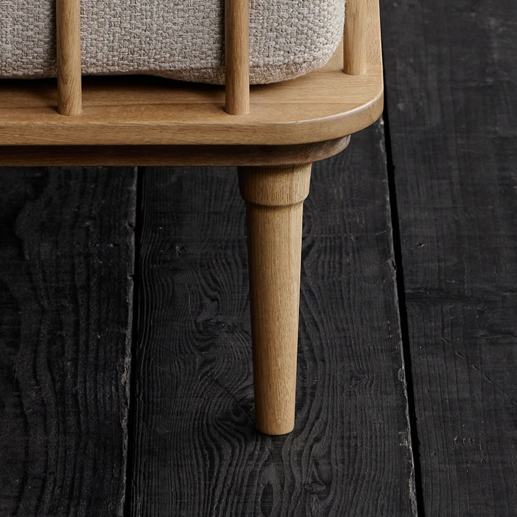 フーバ ソファ 棚付(3人掛け)