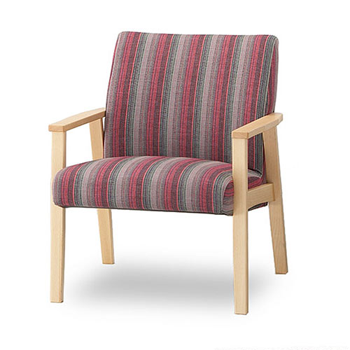 プラッツ ソファ 1人掛け(ナチュラル色) (張地の種類F‐31 モケット)