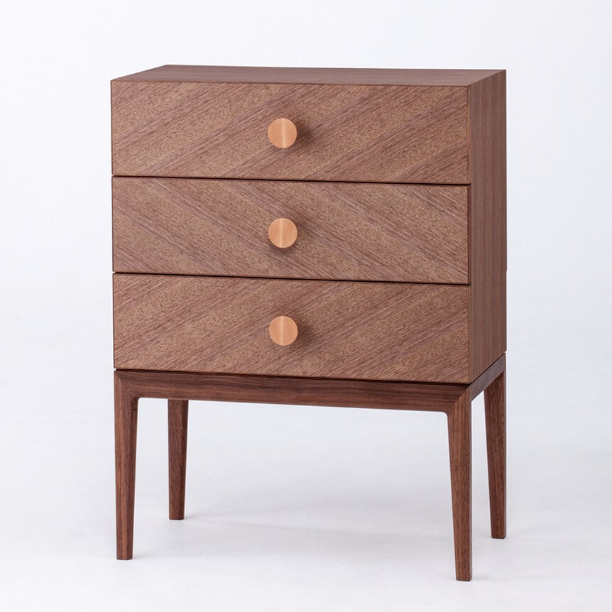 アネモネ 3ドロワーキャビネット