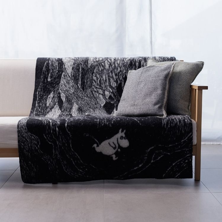 KLIPPAN/クリッパン ウール シングルブランケット(ムーミン オン ザ ラン)