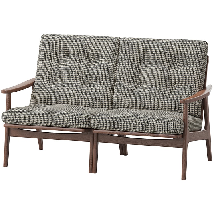 マルニ60プラス ワイドハイバック 2シーター (ウォールナット)