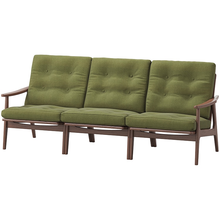 マルニ60プラス ワイドハイバック 3シーター　(ウォールナット)