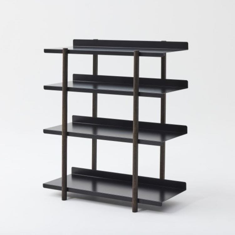マージ シェルフ　ブラック(4段 / オイル塗装)