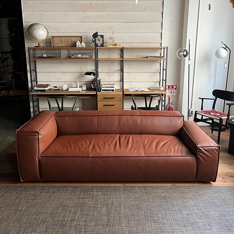 マニ ソファ【OUTLET】(3P(座って右ハイアーム / 左ローアーム))