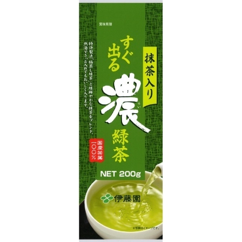 すぐ出る緑茶 宇治抹茶入り 200g [1本]