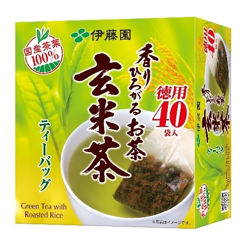 香りひろがる玄米茶ティーバッグ40袋 [1本]