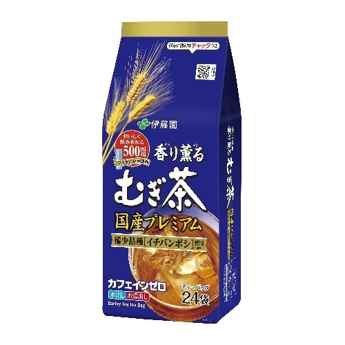 香り薫るむぎ茶 国産プレミアムTB 24P [1本]