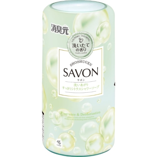 消臭元サボン 洗いあがりすっきりシトラスシャワーソープ 400ml