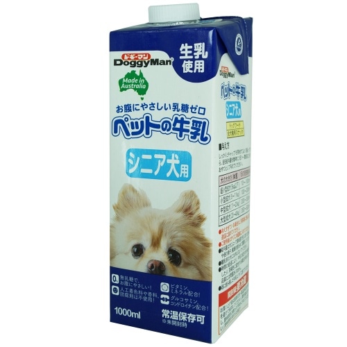 [取寄10]ドギーマン トーアペットの牛乳シニア犬用1000ml [1000ml][4974926010374]