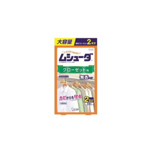 ムシューダ １年間有効 クローゼット用 無香タイプ 6個入