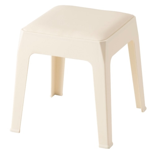 [直送3]スツール PC-731IV アイボリー (幅30.5×奥行30.5×高さ31)(本州四国九州限定)