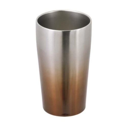 ビンテージバー 真空タンブラー420 サテンＸブラウン HC319