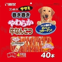 マルカン サンライズ ササミ巻き やわらか牛なんこつ 赤 [40本]