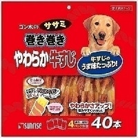 マルカン Gササミ巻き巻き やわらか牛すじ [40本]