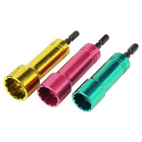 E-Value 電ドル用ロングソケット 3本組 17mm/19mm/21mm